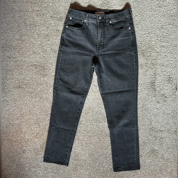 Madewell Perfect Vintage Straight Jean black size 27 - Picture 2 of 5